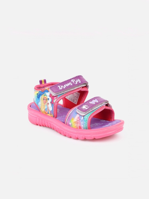 

Kids Ville Barbie print Pink Sandal for Girls