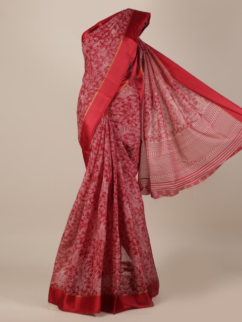 

Pothys Maroon Printed Saree