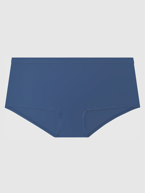 

La Senza Women Navy Blue Solid Remix Ultrasoft Boy Shorts 11152326-41M6
