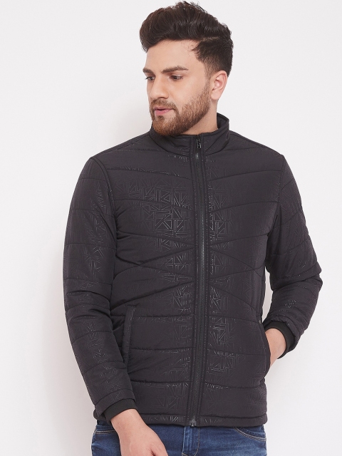 

Canary London Men Black Printed Puffer Jacket