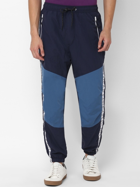 

AMERICAN EAGLE OUTFITTERS Men Navy Blue Regular Fit Solid Joggers
