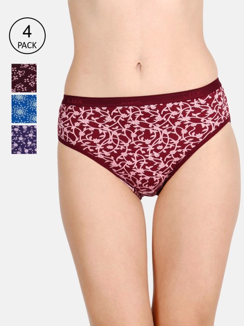 

LUX Cozi for her Women Pack Of 4 Assorted Bikini Briefs COZIHER_PTY_203