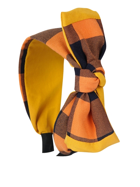 

YoungWildFree Women Yellow & Black Printed Hairband