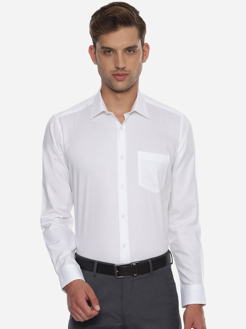 

Van Heusen Men White Regular Fit Solid Formal Shirt