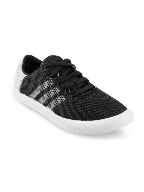 

WALKWAY by Metro Men Black Striped Sneakers