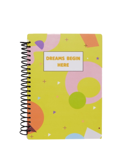 

Vdesi Kids Yellow & Pink Dreams Begin Here Diary
