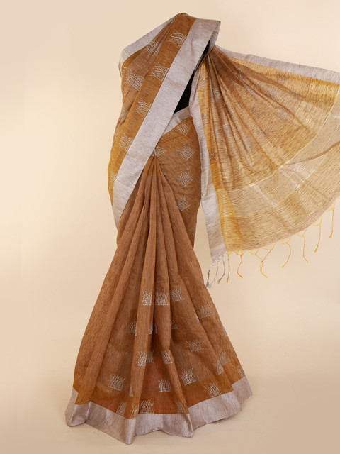 

Pothys Brown Woven Design Saree
