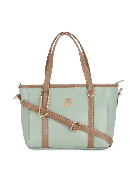 

ESBEDA Green Solid Handheld Bag