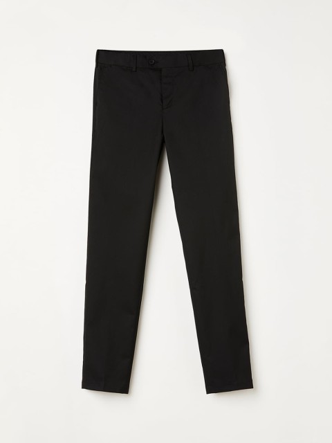 

Fame Forever by Lifestyle Boys Black Slim Fit Solid Chinos