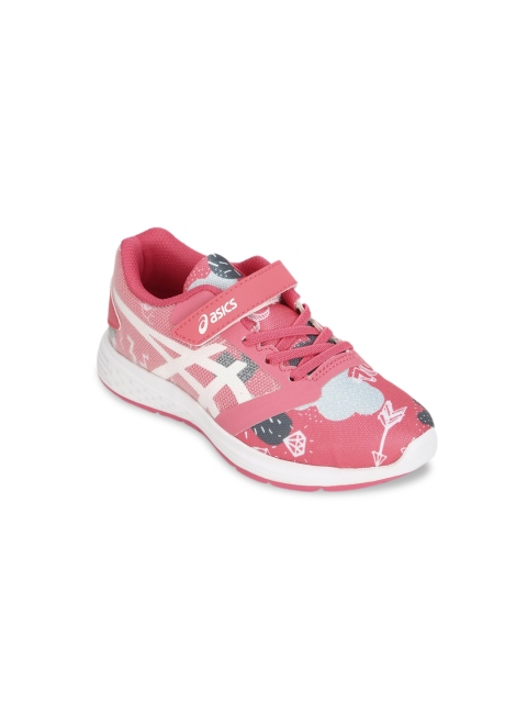 

ASICS Kids Pink & White PATRIOT 10 PS Running Shoes