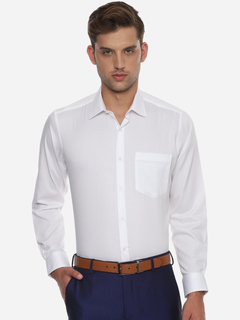 

Van Heusen Men White Regular Fit Solid Formal Shirt