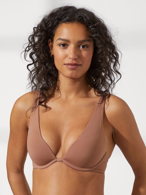 

H&M Brown Microfibre Push-up Bra