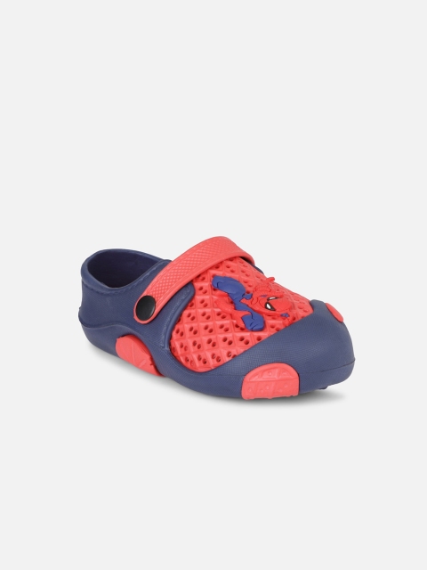 

Kids Ville Boys Navy Blue & Red Spiderman Printed Clogs