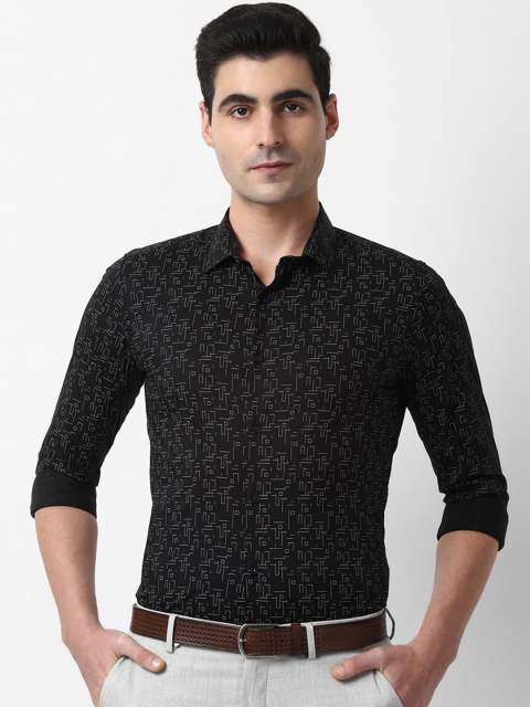 

Louis Philippe Sport Men Black Slim Fit Printed Casual Shirt