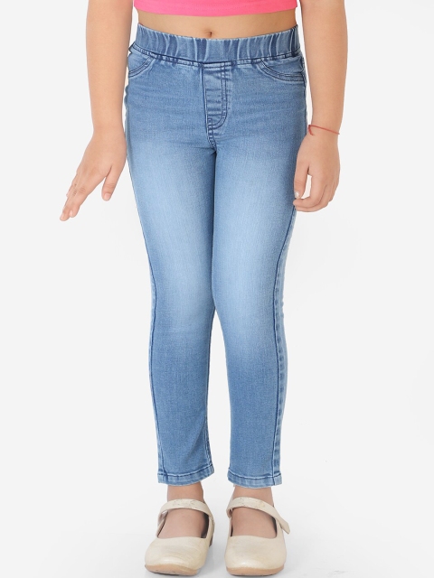 

naughty ninos Girls Blue Washed Jeggings