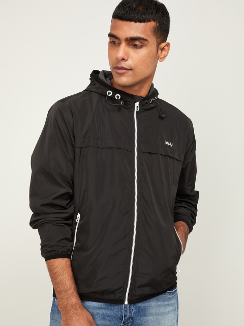 

UCLA Men Black Solid Bomber Jacket