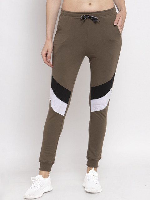 

Boston Club Women Brown Colourblocked Joggers
