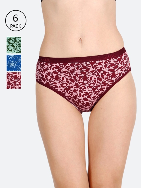

LUX Cozi for her Women Pack of 6 Assorted Bikini Briefs COZIHER_PTY_203_6PC
