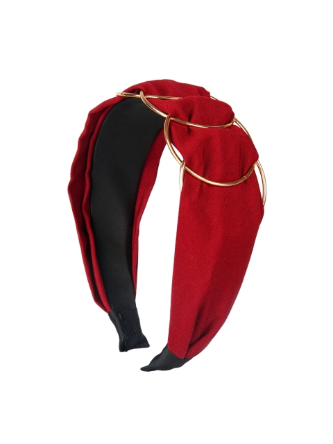 

YoungWildFree Women Red Solid Olympics Ring Hairband