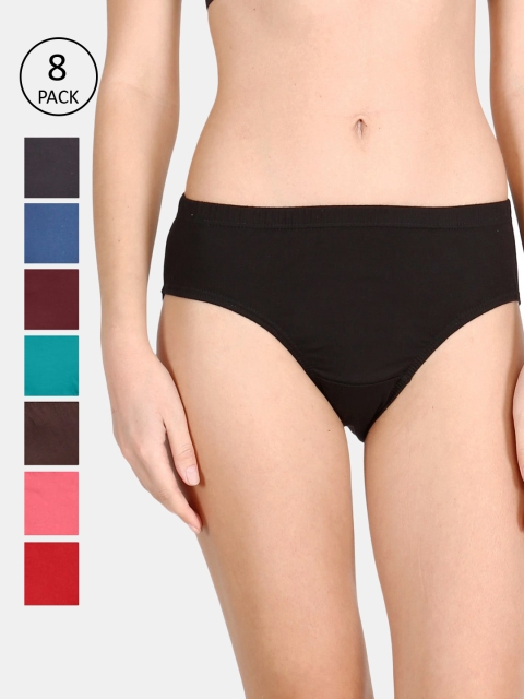 

LUX Cozi for her Women Pack of 8 Assorted Hipster Briefs COZIHER_PTY_101