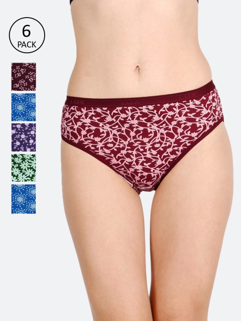 

LUX Cozi for her Women Pack of 6 Assorted Bikini Briefs COZIHER_PTY_203_6PC