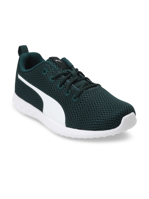 

Puma Men Green & White Dwane IDP Running Shoes