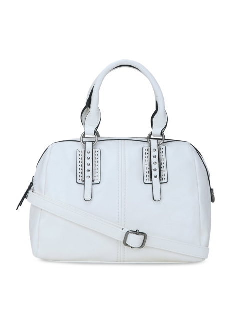 

ESBEDA White Self Design Handheld Bag