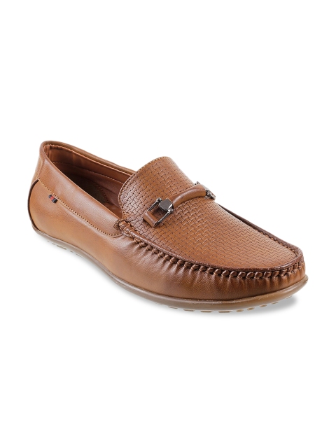 

WALKWAY Men Tan Brown Loafers