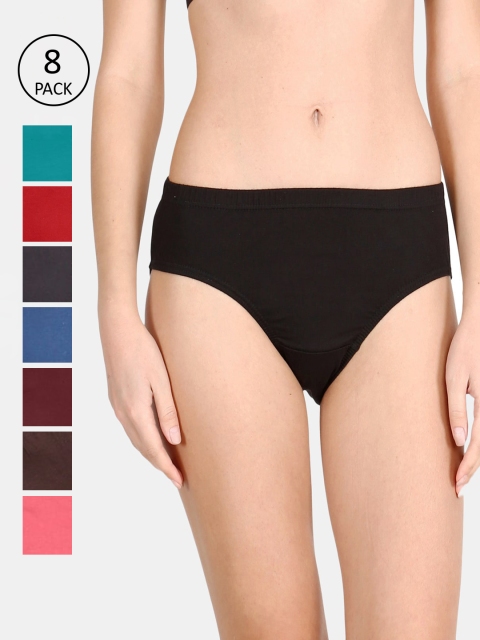 

LUX Cozi for her Women Pack Of 8 Assorted Hipster Briefs COZIHER_PTY_101