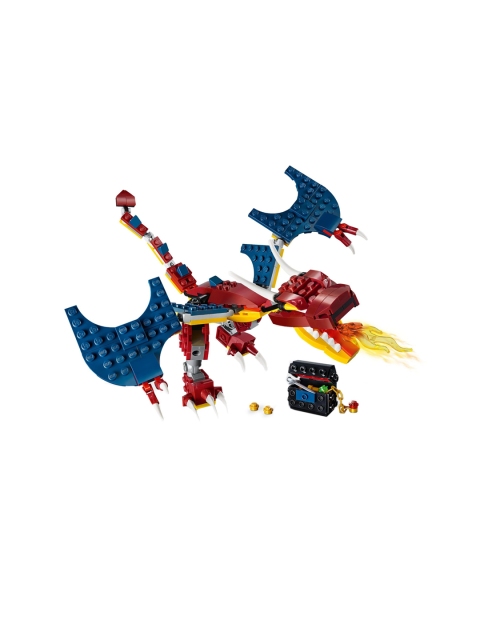 

LEGO Kids Maroon & Blue Fire Dragon Construction Toy