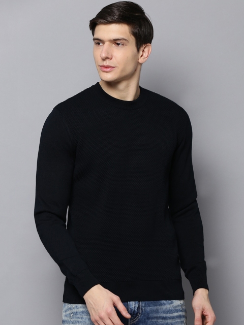 

BEN SHERMAN Men Black Solid Pullover Sweater