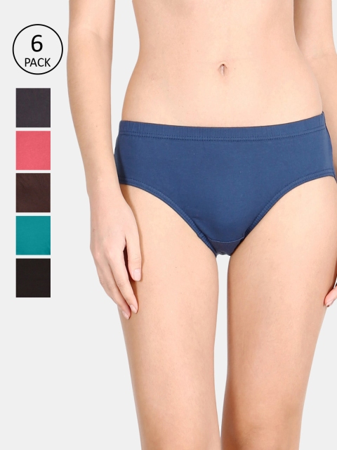 

LUX Cozi for her Women Pack of 6 Assorted Hipster Briefs COZIHER_PTY_101_6PC