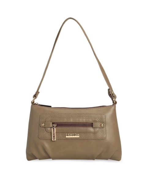 

ESBEDA Beige Solid Shoulder Bag