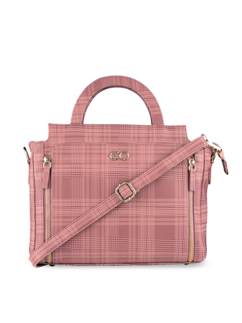 

E2O Pink Checked Handheld Bag