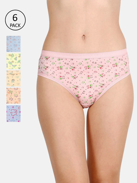 

LUX Cozi for her Women Pack of 6 Assorted Hipster Briefs COZIHER_PTY_202