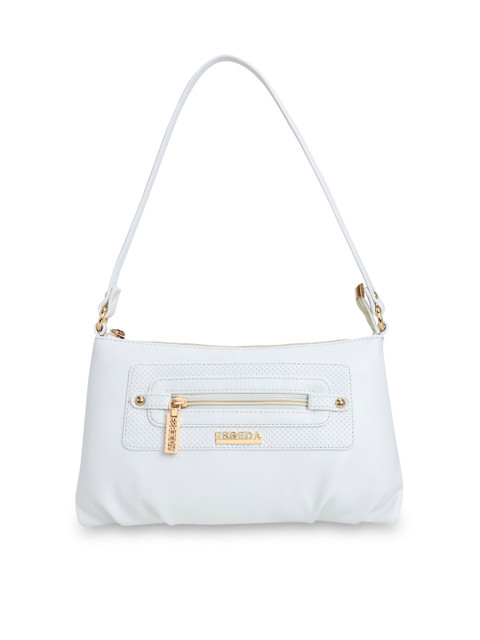 

ESBEDA White Solid Shoulder Bag