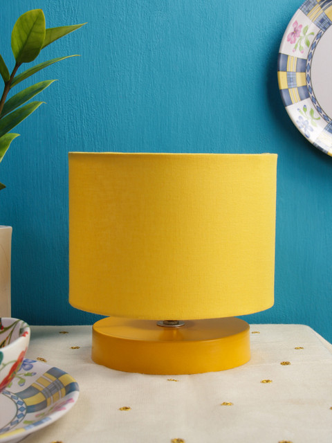 

Devansh Yellow Solid Cylindrical Table Lamp