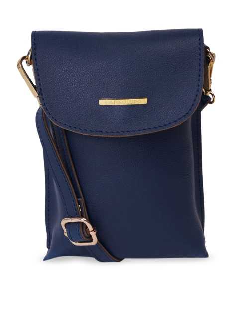 

Lapis O Lupo Blue Solid Sling Bag