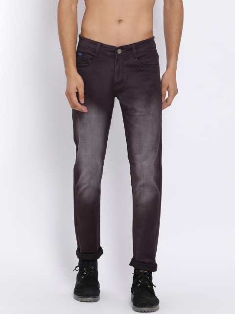 

COBB Men Brown Slim Fit Mid-Rise Clean Look Jeans