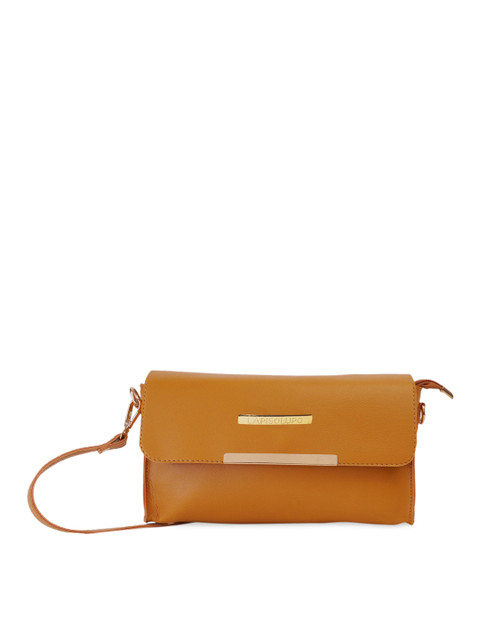 

Lapis O Lupo Mustard Solid Sling Bag