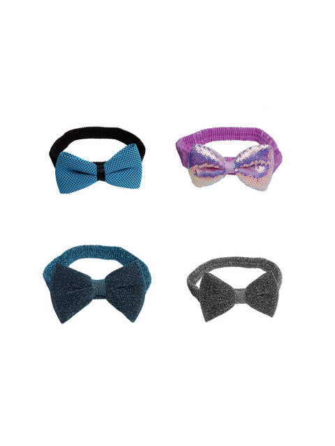 

Stoln Girls Set Of 4 Embellished Hairband, Blue