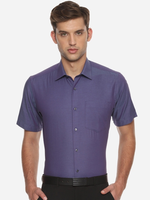 

Van Heusen Men Purple Regular Fit Solid Casual Shirt