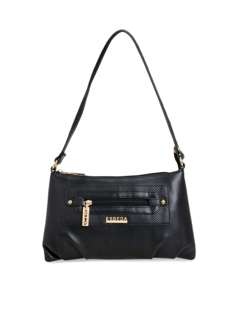 

ESBEDA Black Solid Shoulder Bag