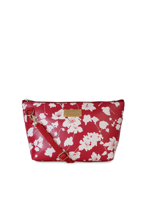 

Lapis O Lupo Red & White Printed Sling Bag