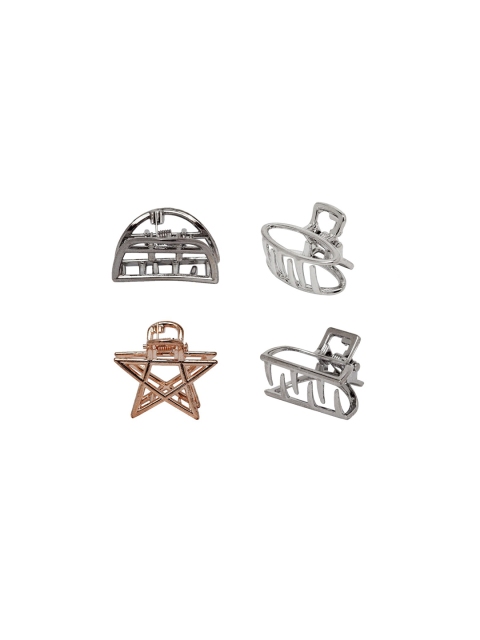

Stoln Girls Set Of 4 Claw Clips, Gold
