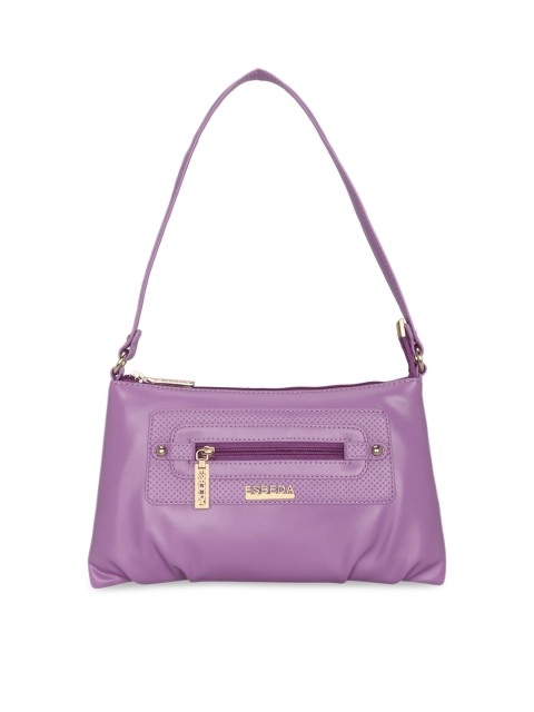 ESBEDA Purple Solid Shoulder Bag