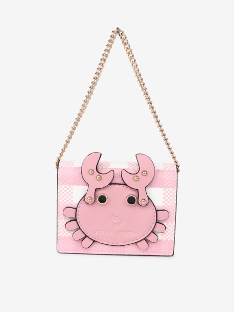 

Jelly Bunny Women Pink & White Printed Two Fold Wallet