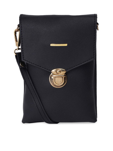 

Lapis O Lupo Black Solid Sling Bag