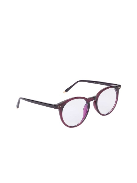 

Bellofox Unisex Round Sunglasses BS1709, Transparent