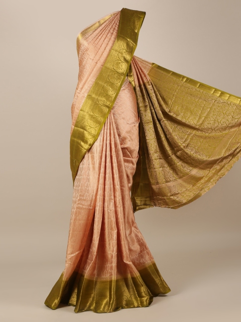 

Pothys Cream-Coloured Woven Design Jute Silk Saree